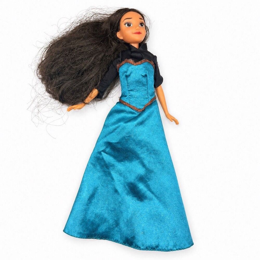 Disney Elena of Avalor Hasbro E0203 Doll 11” Teal Dress TLC No Shoes